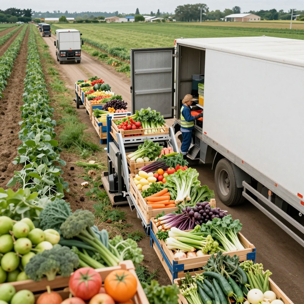 От поля до магазина: путь сельхозпродукции через все этапы поставки