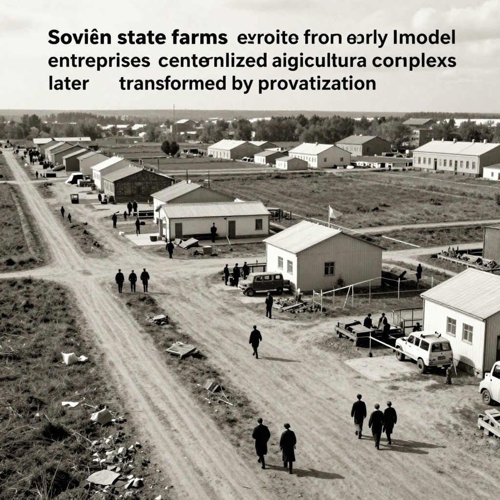 История советских совхозов: от создания до реформ 1990-х годов